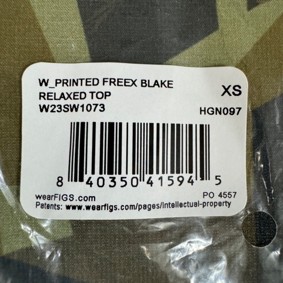 Figs Camo FREEX Blake Relaxed Top - Picture 3 of 3